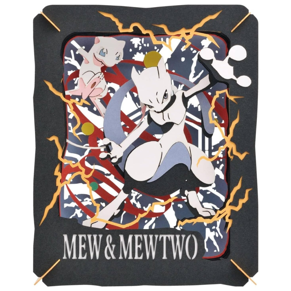 Pokemon Mew &amp; Mewtwo Ensky Paper Theater