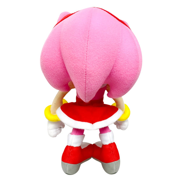 GE Animation GE-52635 Sonic The Hedgehog 9 Amy Rose in Red Dress Stuffed  Plush