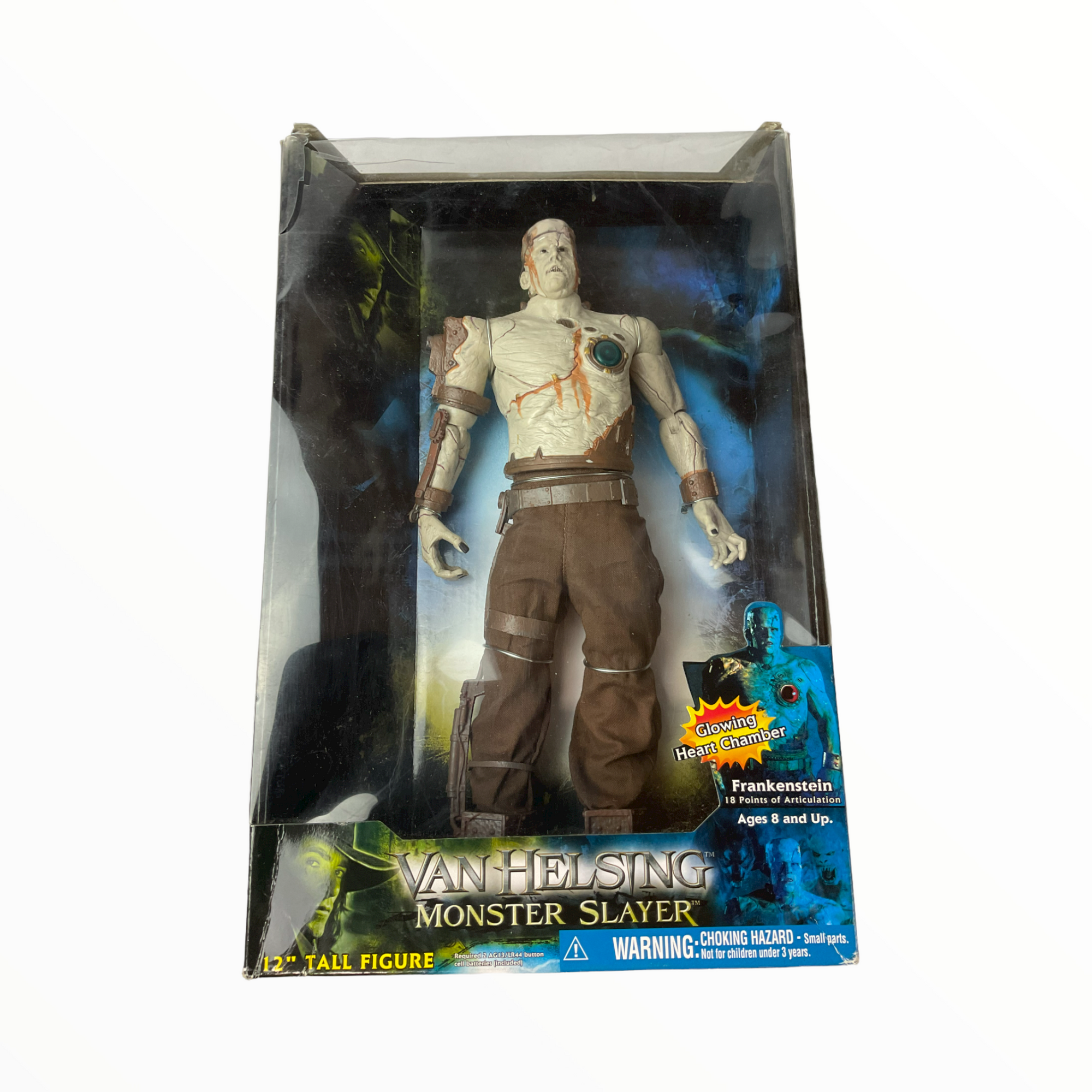 Van Helsing Monster Slayer 12” Frankenstein w/ Glowing Heart Chamber
