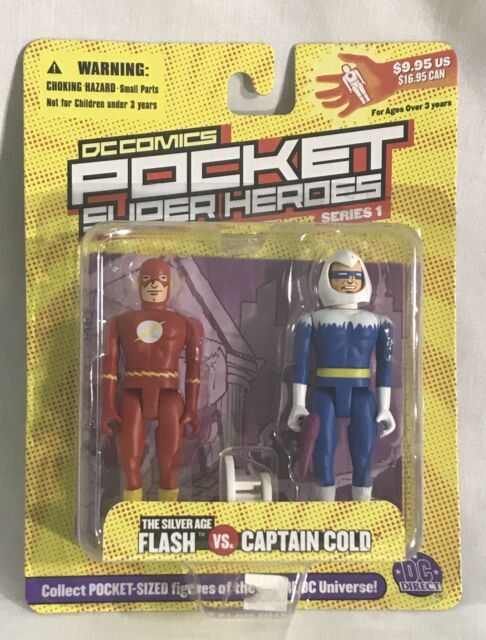 DC Pocket Super Heroes Series Silver Age Flash & Captain Cold by DC Comics