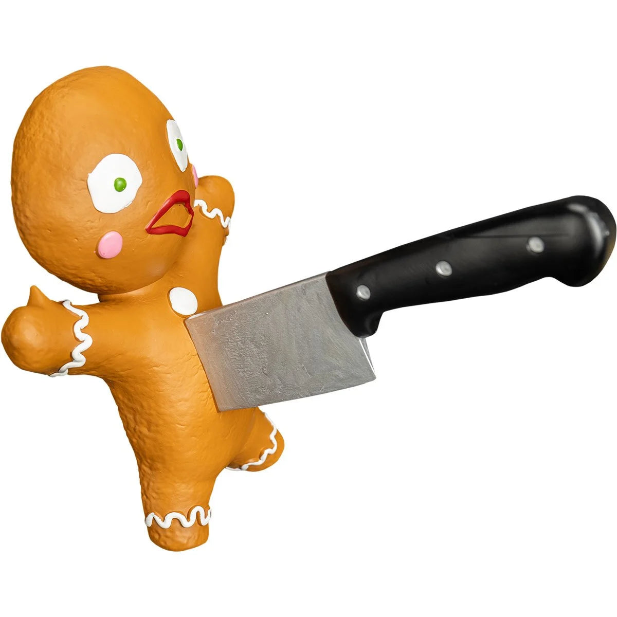 Krampus Gingerbread Man 10-Inch Magnet with Knife