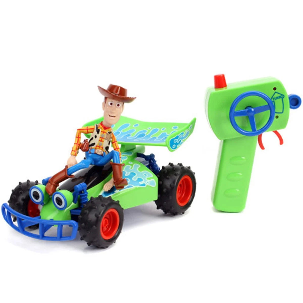 Toy Story Woody RC Car – Turbo Buggy 1:24 Scale Remote Control Vehicle with Controller