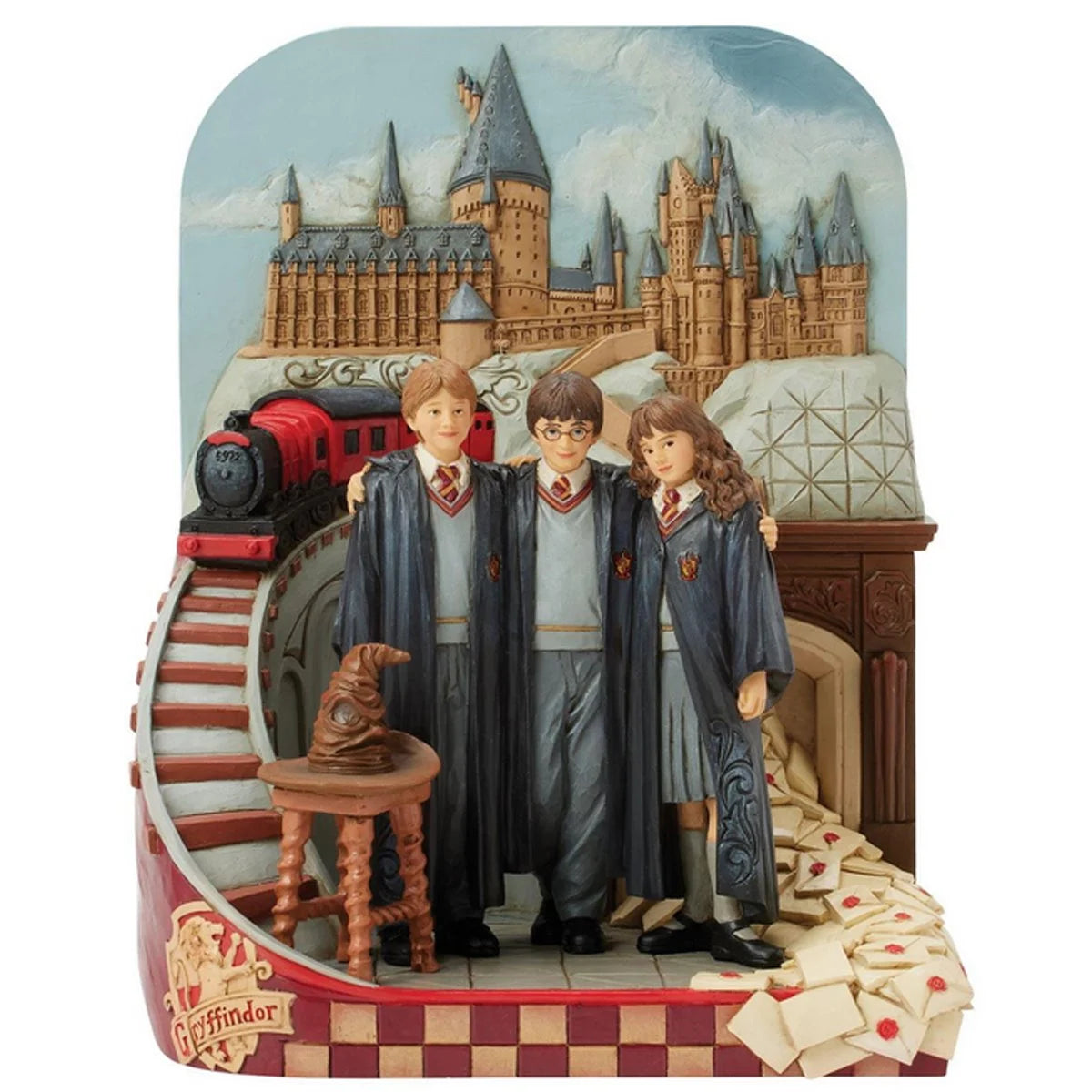 Harry Potter Trio Hogwarts Castle Statue Jim Shore | Gryffindor Collectible Figurine