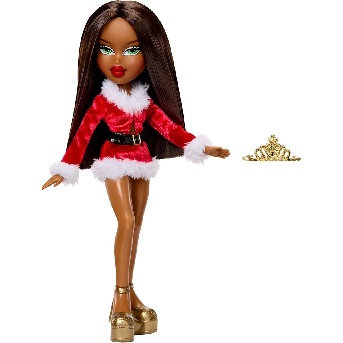 Bratz Very Merry Sasha Doll in Santa-Inspired Holiday Outfit