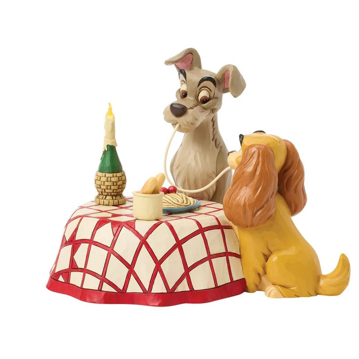 Disney Traditions Lady and the Tramp Spaghetti Scene Statue