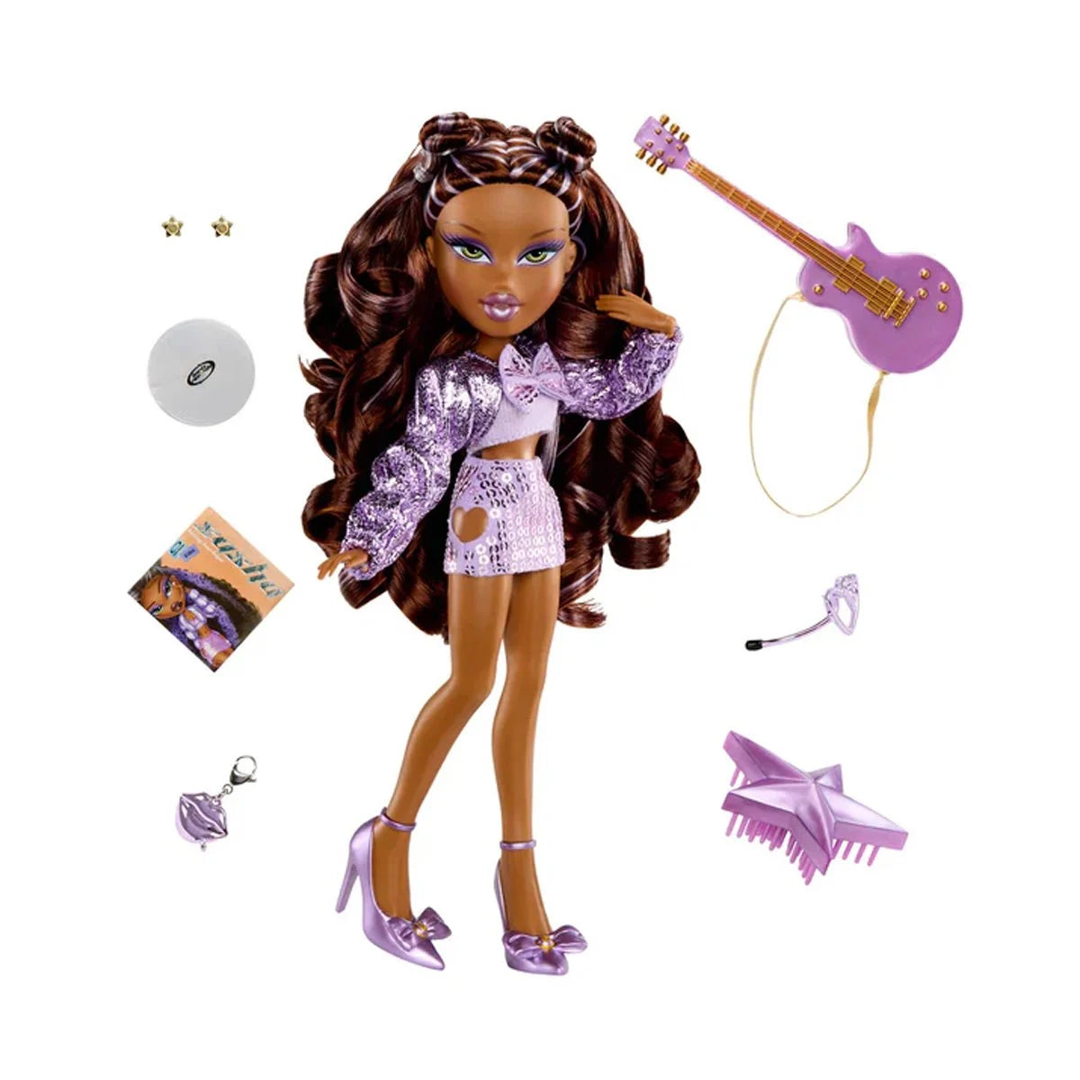 Bratz Pop Starz Sasha Doll with Guitar & Music Accessories