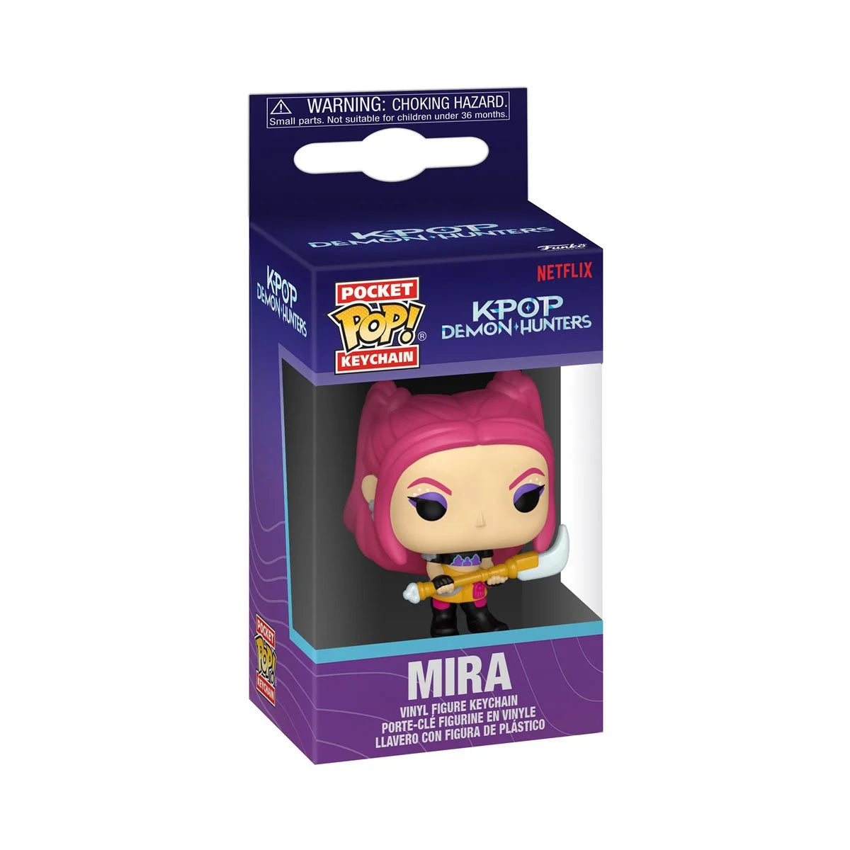KPop Demon Hunters Mira Funko Pocket Pop Keychain