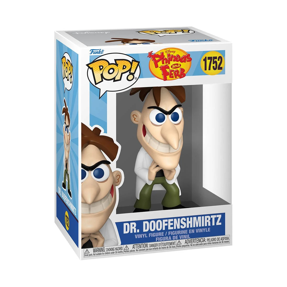 Phineas and Ferb Dr. Doofenshmirtz Funko Pop! Vinyl Figure #1752