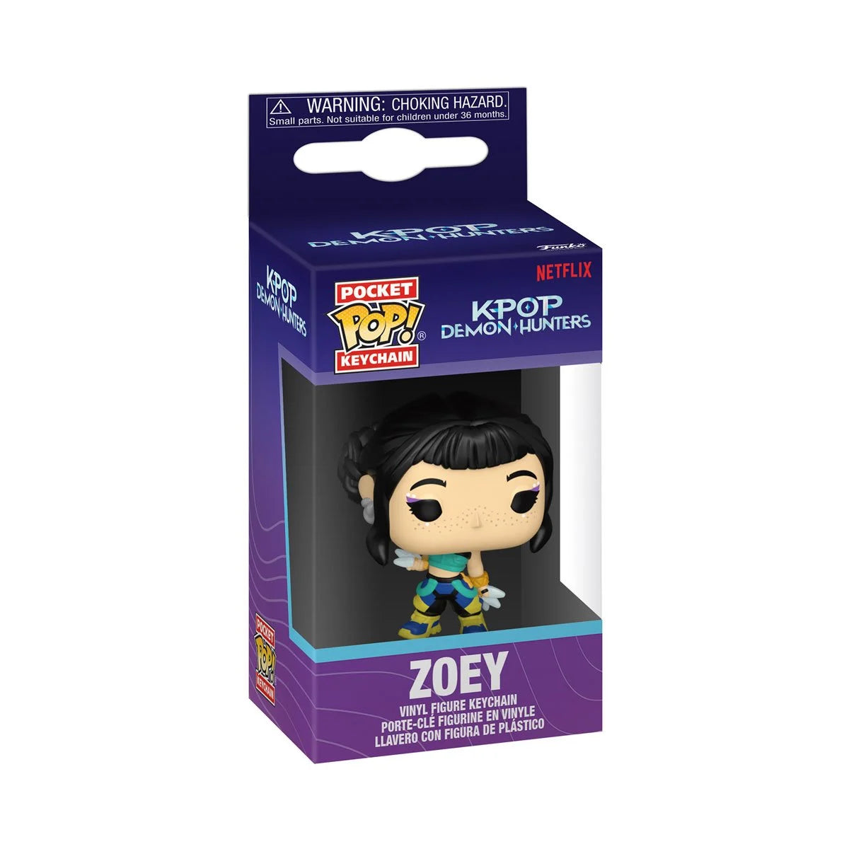KPop Demon Hunters Zoey Funko Pocket Pop Keychain