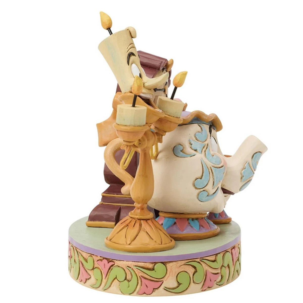 Disney Traditions Lumiere, Mrs. Potts & Cogsworth Statue
