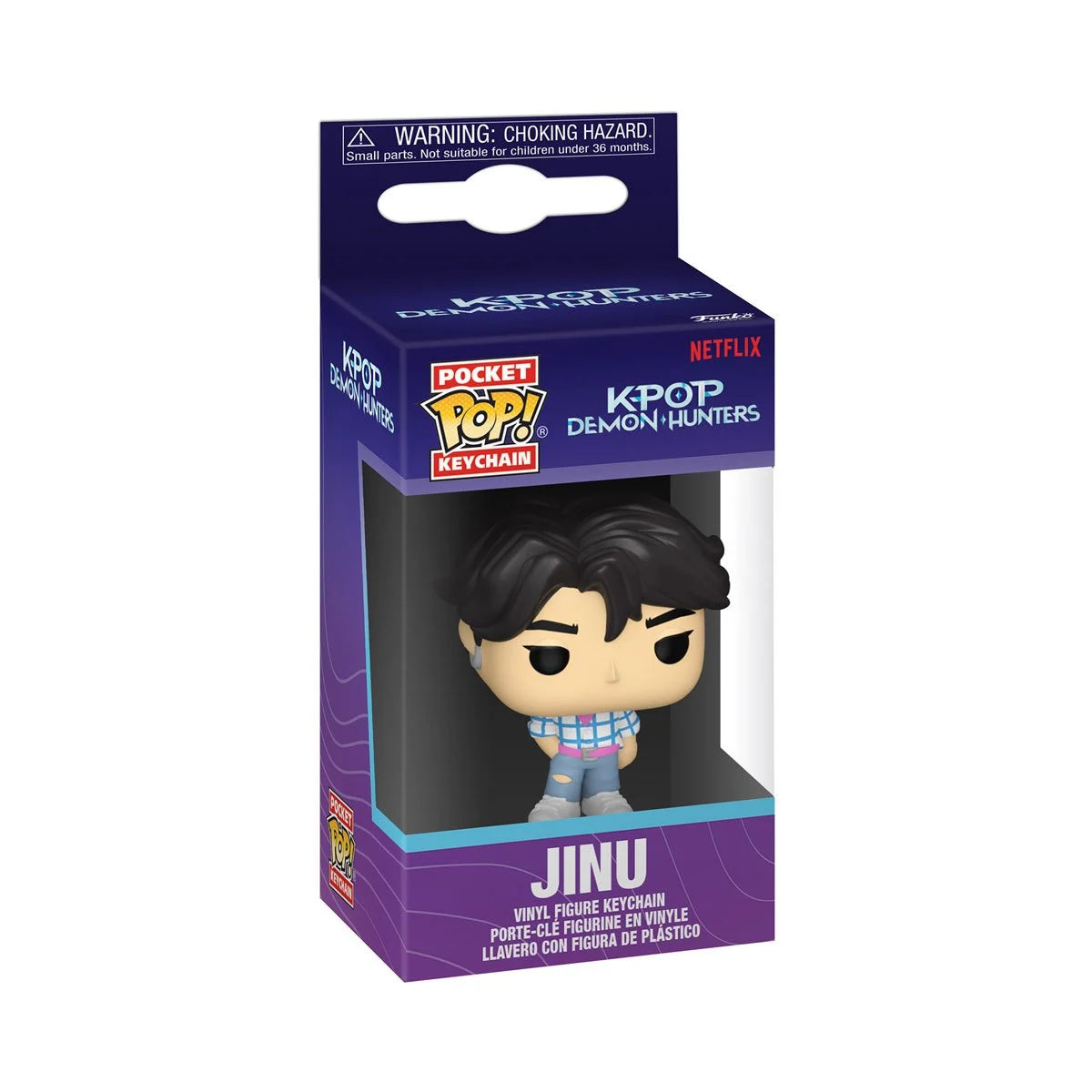 KPop Demon Hunters Jinu Funko Pocket Pop Keychain