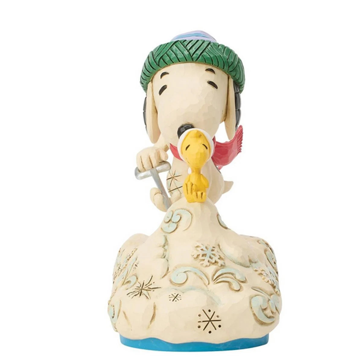 Snoopy Shoveling Snow Jim Shore Statue | Peanuts Winter Holiday Collectible Figurine
