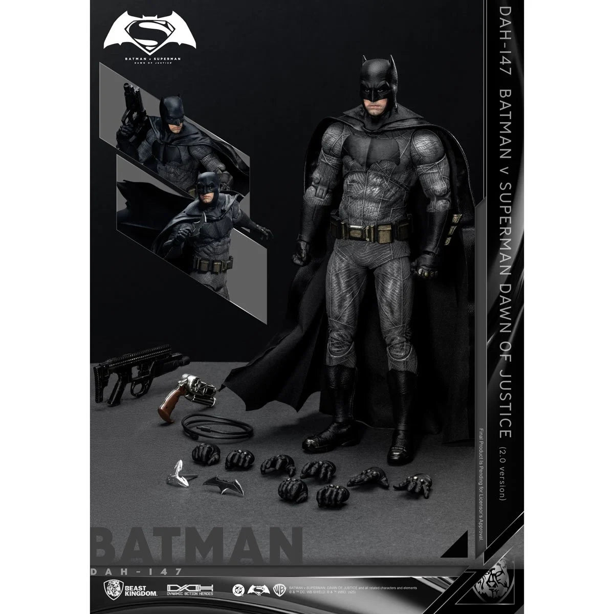 Batman v Superman Batman Action Figure DAH-147 | 8-Inch Poseable Collectible DC Figure