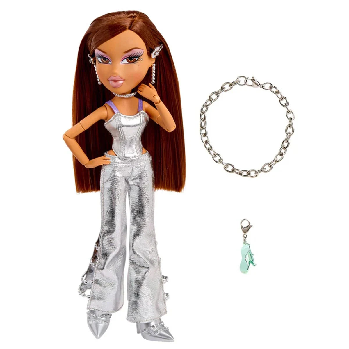 Bratz Charmz Yasmin Doll with 25th Anniversary Charm & Bracelet