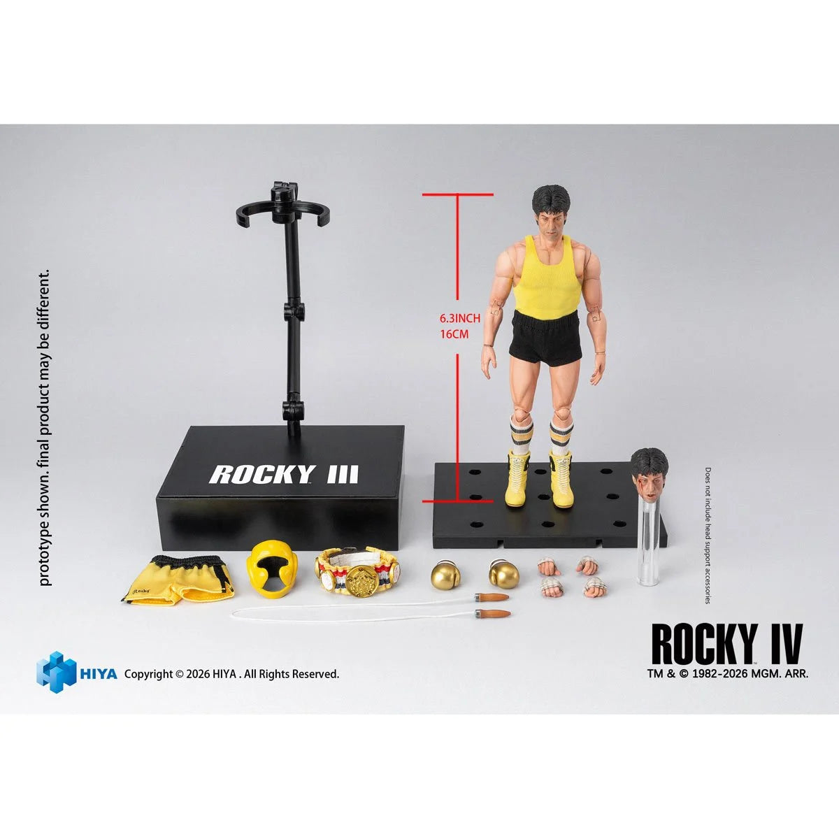Rocky III Rocky Balboa Boxer Version 1:12 Scale Action Figure