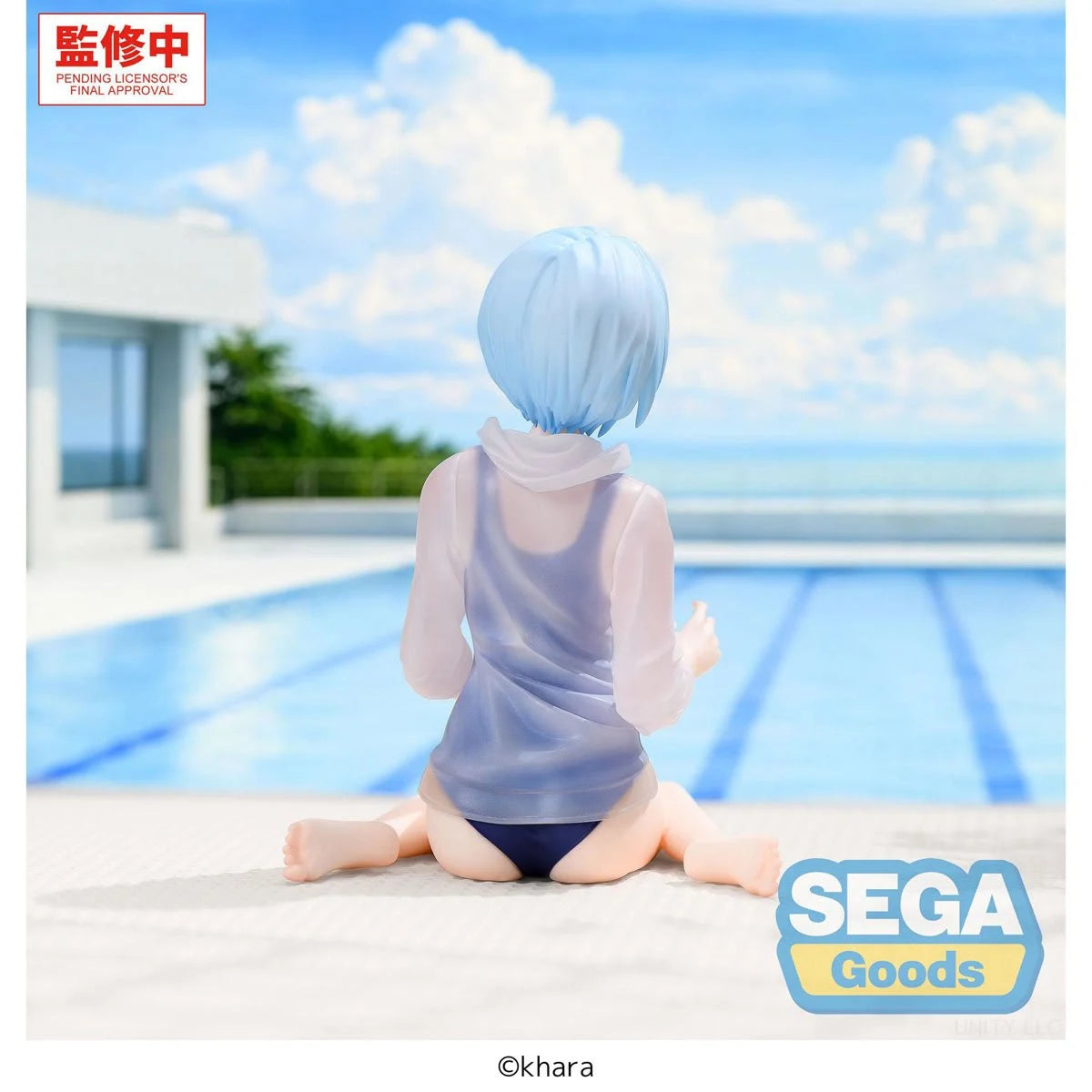 Rei Ayanami School Swimsuit Yumemirize Statue