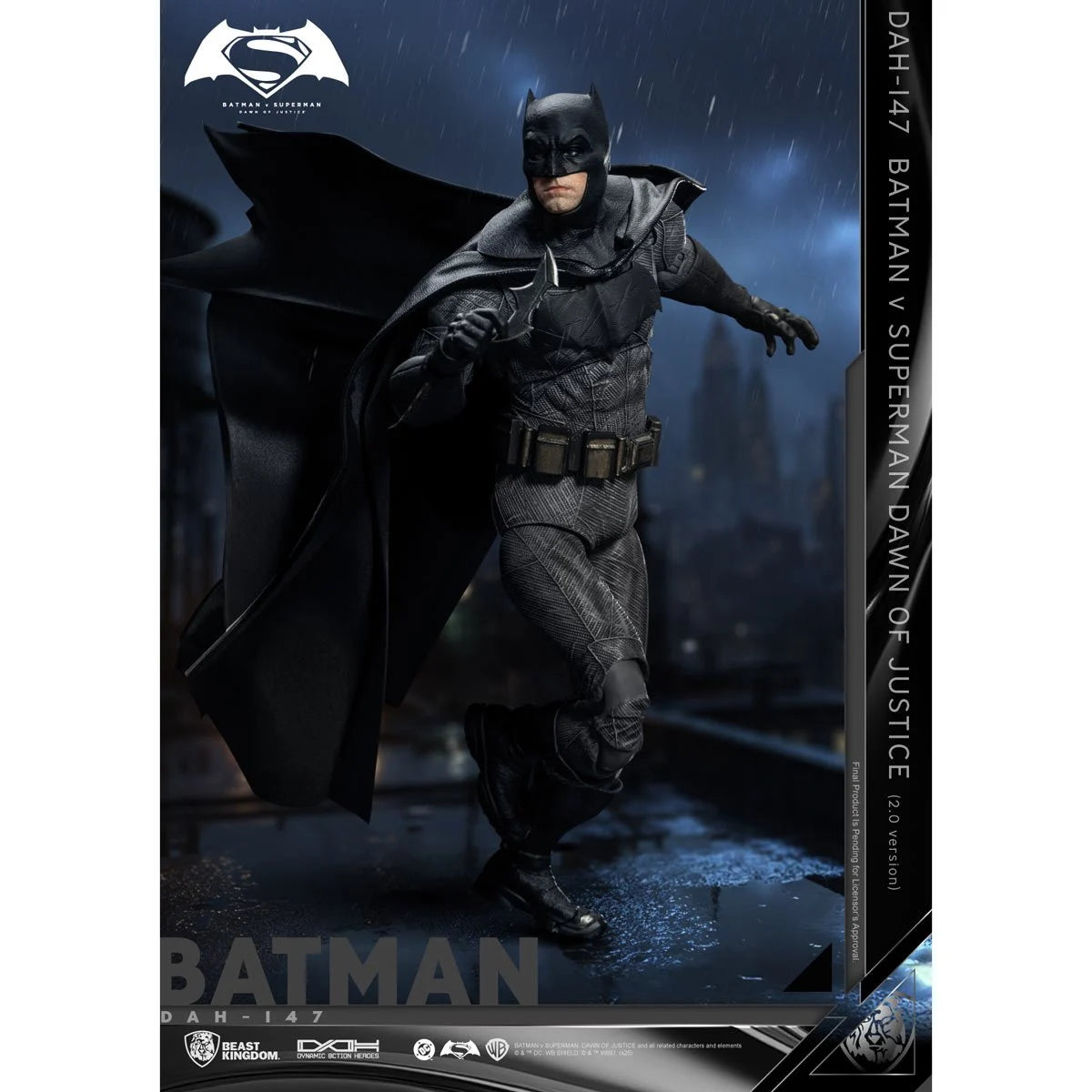 Batman v Superman Batman Action Figure DAH-147 | 8-Inch Poseable Collectible DC Figure