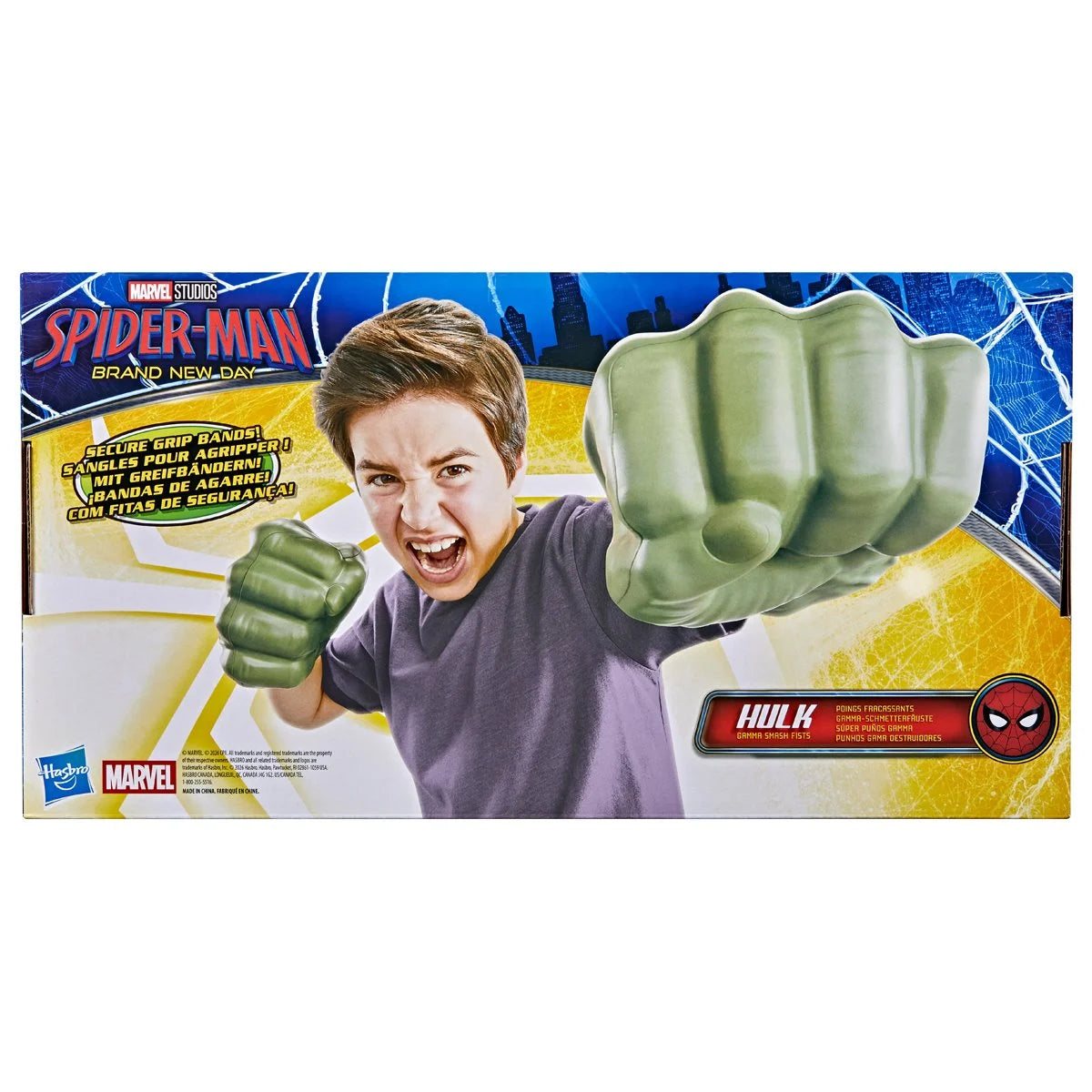 Marvel Hulk Gamma Smash Fists for Kids – Soft Foam Super Hero Role Play Hands Toy