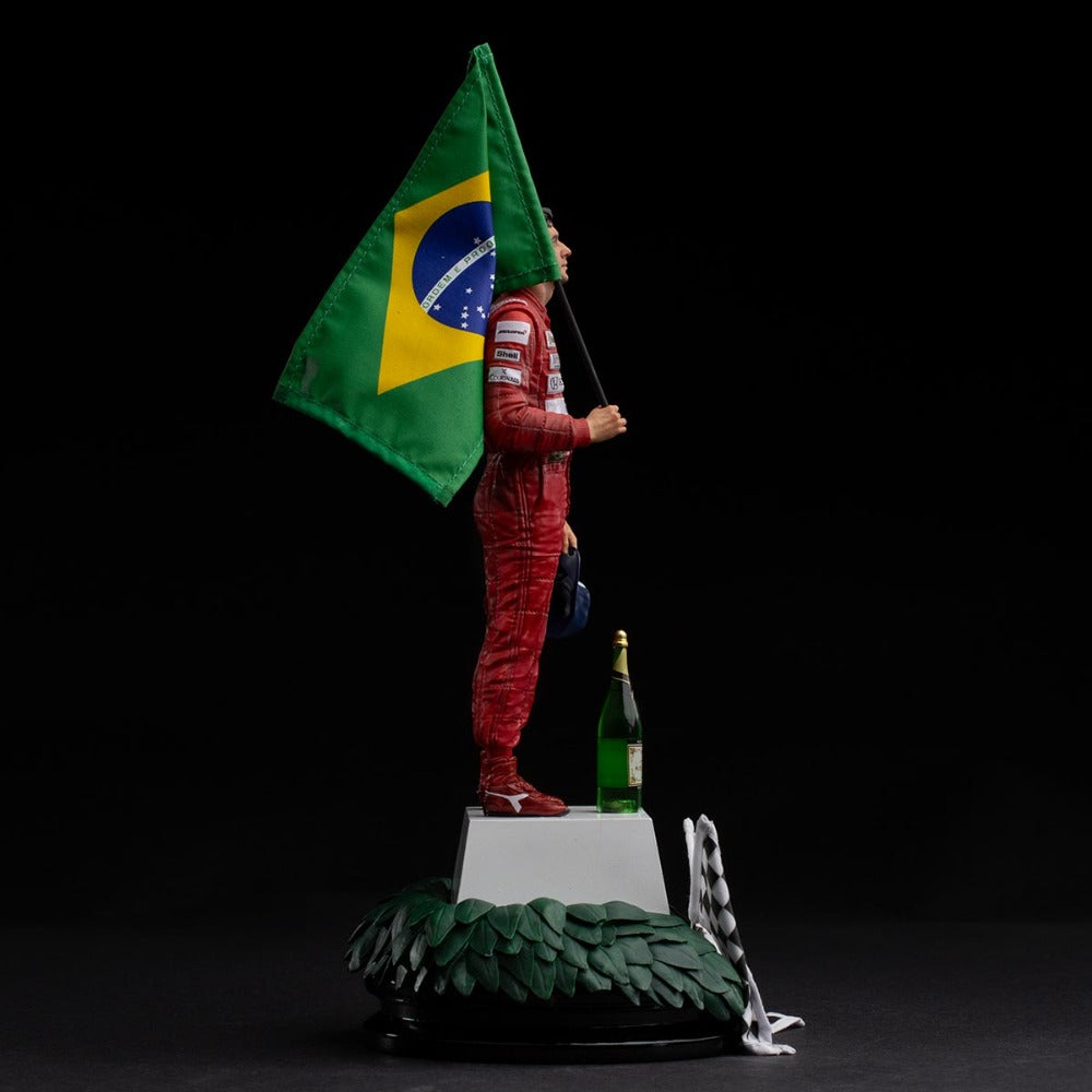 Iron Studios Ayrton Senna Deluxe Statue - Gp Brazil 1991 - Art Scale 1/10