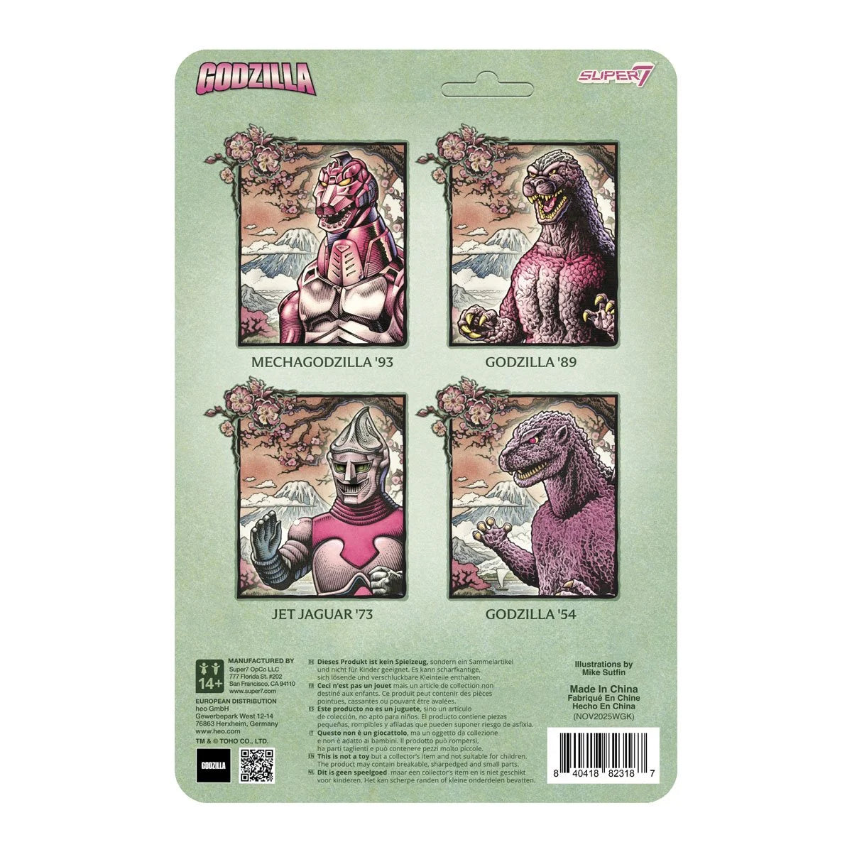 Godzilla ‘89 Cherry Blossom Festival ReAction Figure – 3.75”