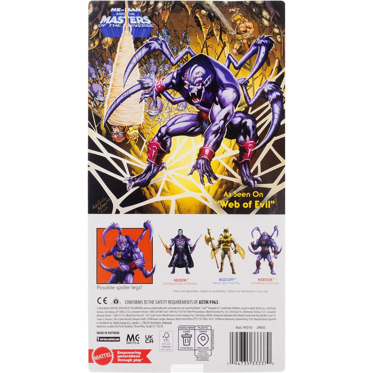 Masters of the Universe Origins 200X Webstor Action Figure