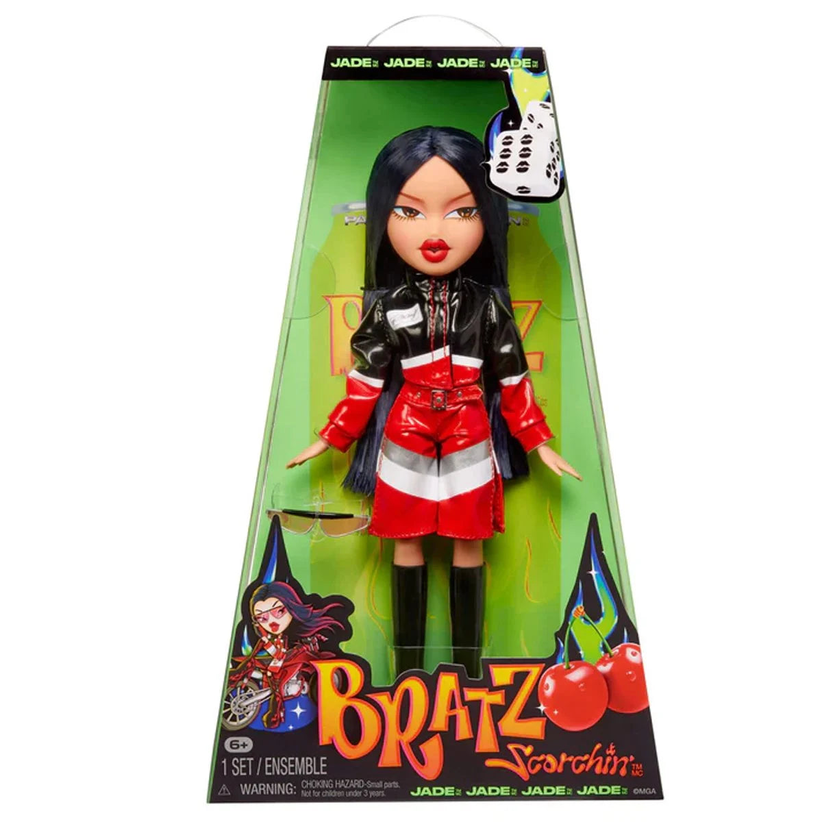 Bratz Scorchin’ Jade Doll with Moto-Inspired Outfit