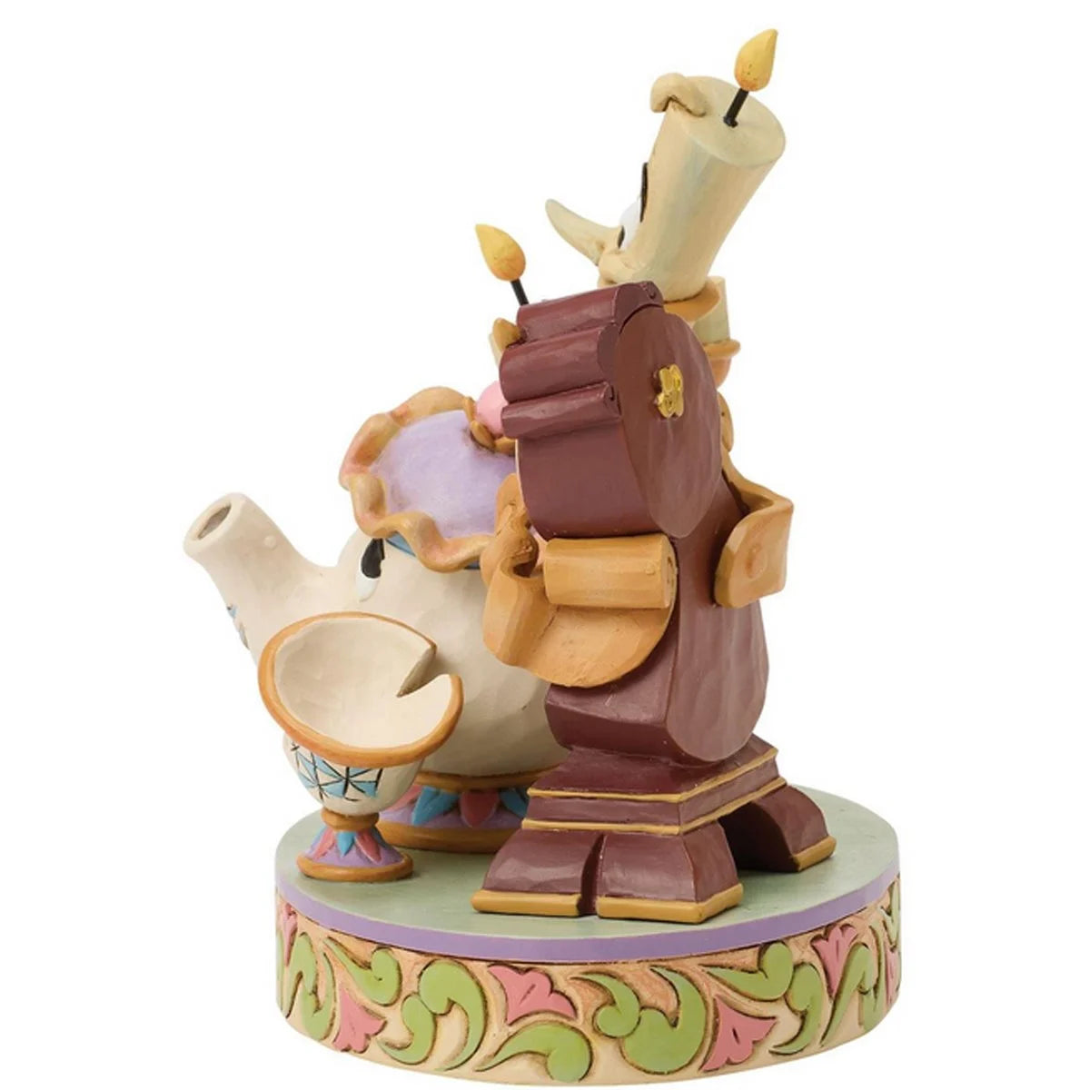 Disney Traditions Lumiere, Mrs. Potts & Cogsworth Statue
