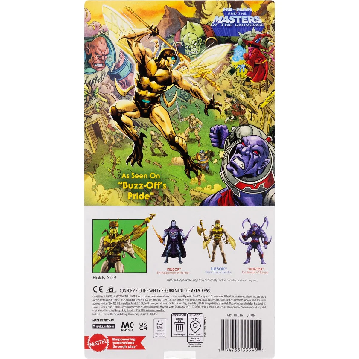 Masters of the Universe Origins 200X Buzz-Off Action Figure