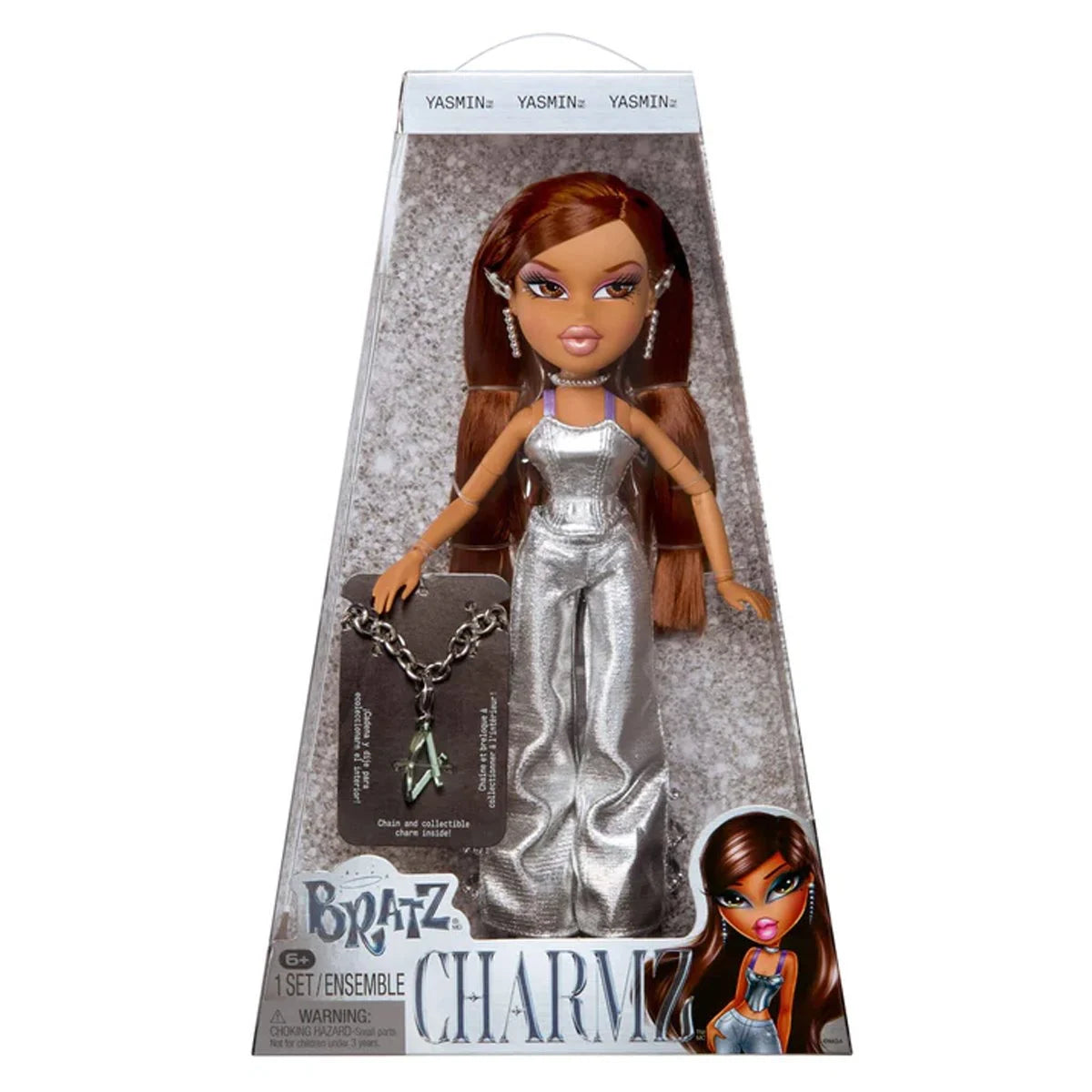 Bratz Charmz Yasmin Doll with 25th Anniversary Charm & Bracelet