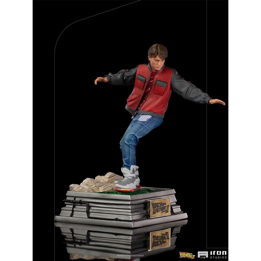 Marty Mcfly On Hoverboard Art Scale 1/10 – Back To The Future II