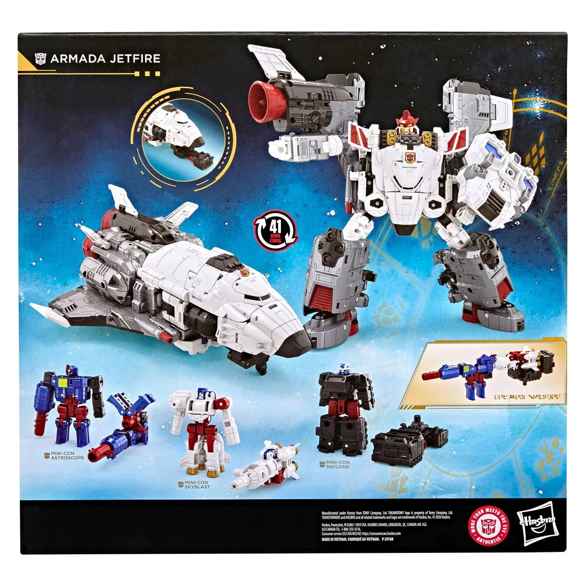 Transformers Armada Jetfire Commander Class Figure