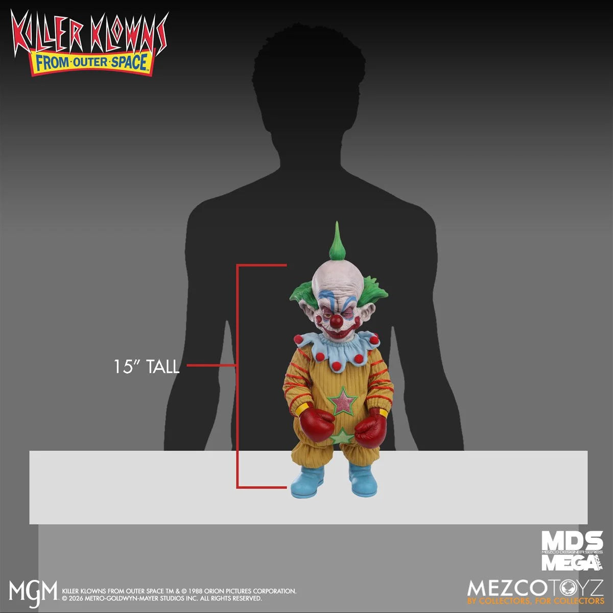 Killer Klowns from Outer Space Shorty 15-Inch Mega Scale Doll with Sound