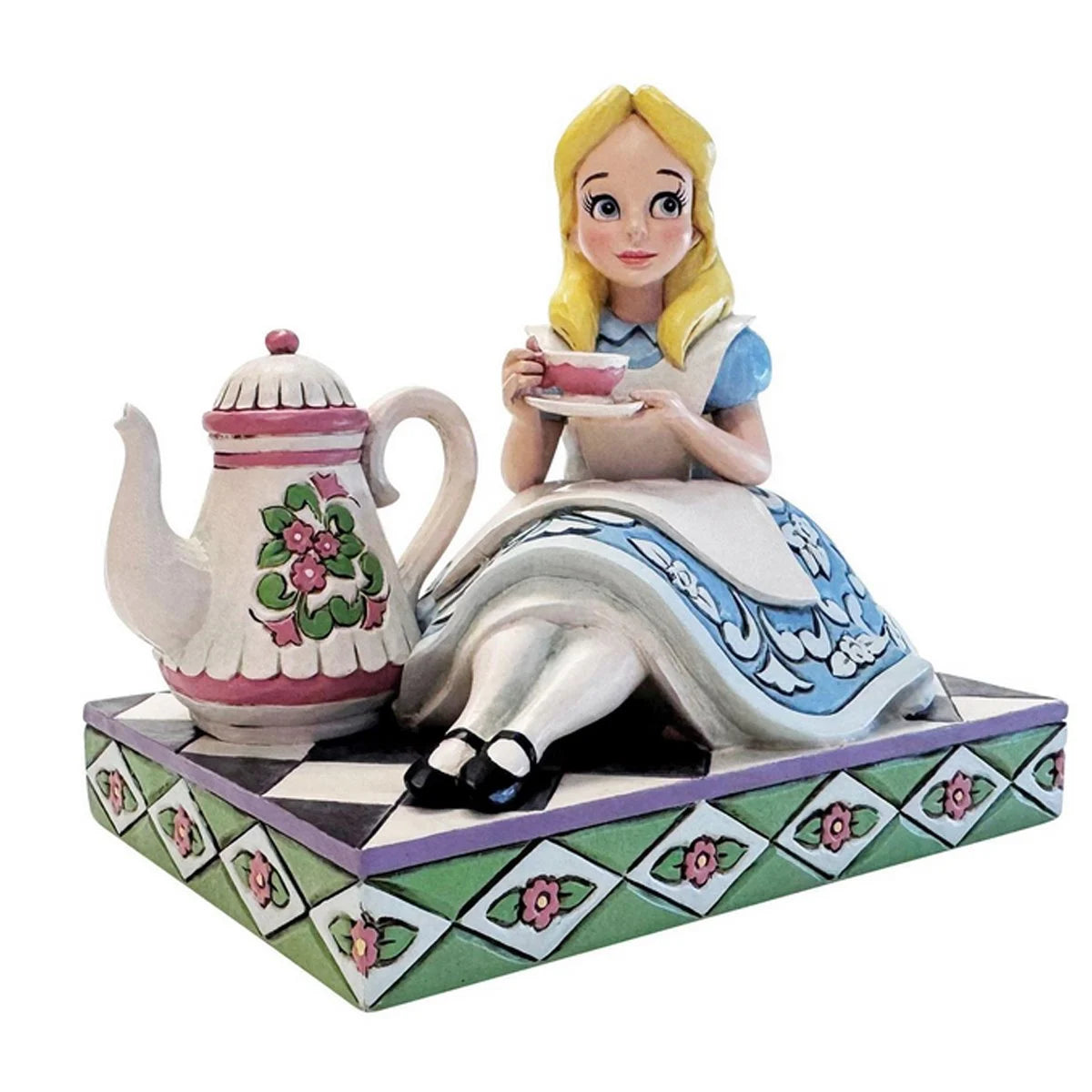 Disney Traditions Alice with Teapot Statue