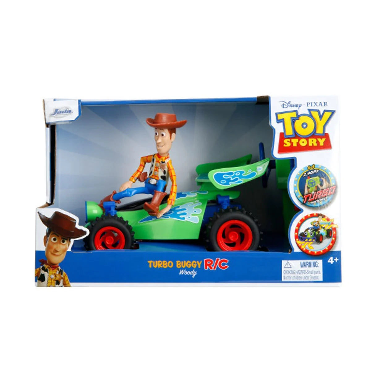 Toy Story Woody RC Car – Turbo Buggy 1:24 Scale Remote Control Vehicle with Controller