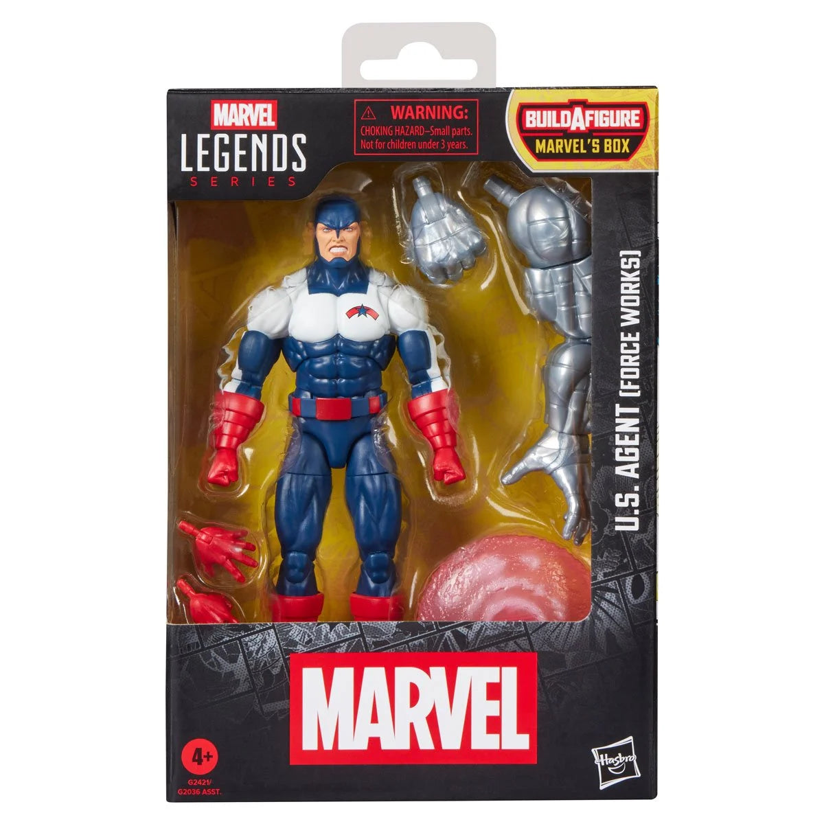 Marvel Legends U.S. Agent Force Works Action Figure, 6-Inch