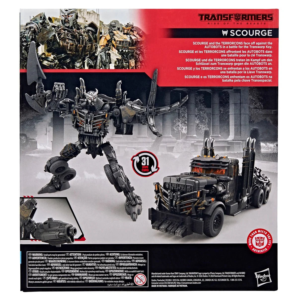 Transformers Scourge Studio Series Leader Class Figure