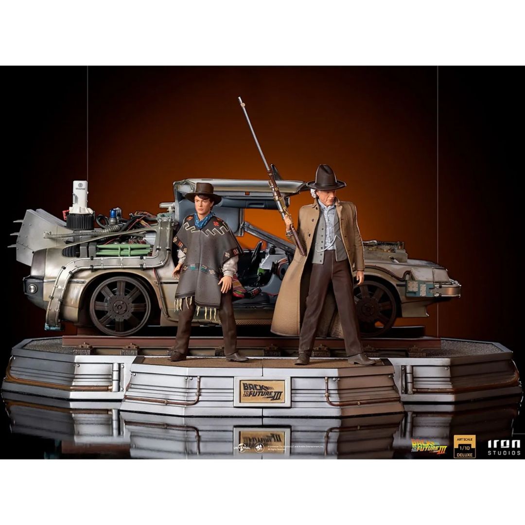 Marty & Doc With The Delorean - Back To The Future III (BTTF III)