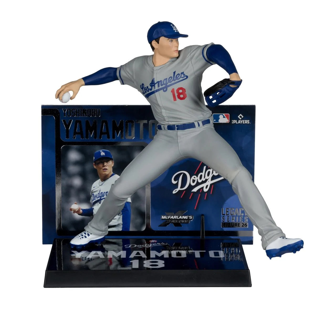 Yoshinobu Yamamoto Dodgers 7-Inch Figure – MLB SportsPicks McFarlane Pitching Collectible
