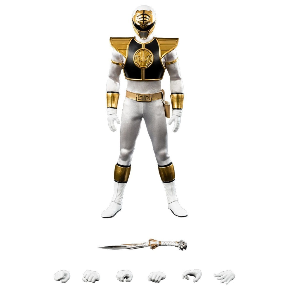 Mighty Morphin Power Rangers White Ranger FigZero 1:6 Scale Action Figure