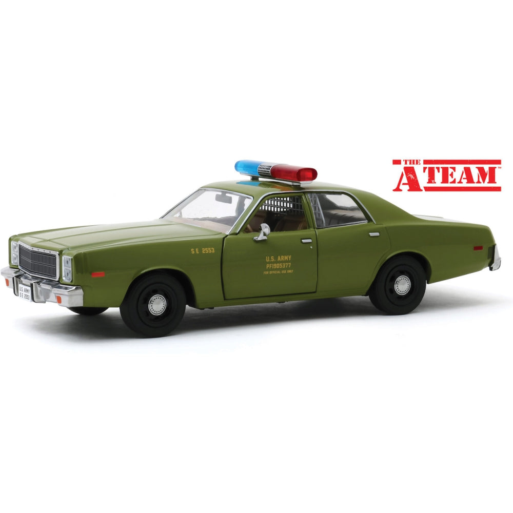 Greenlight A-Team 1:24 1977 Plymouth Fury Diecast Model