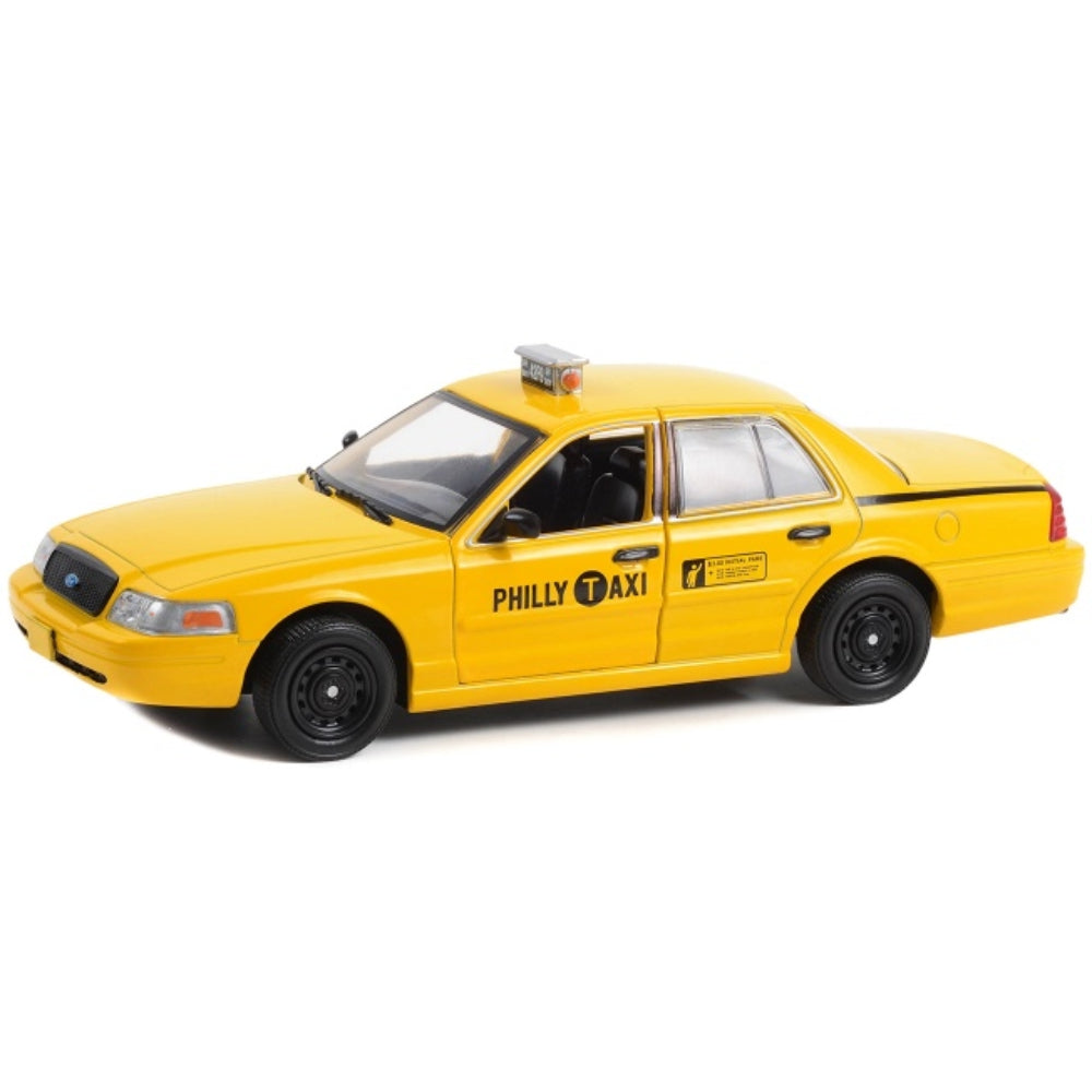 Greenlight 1999 Ford Crown Victoria "Philly Taxi" Yellow "Creed" (2015) Movie 1/24 Diecast Model Car