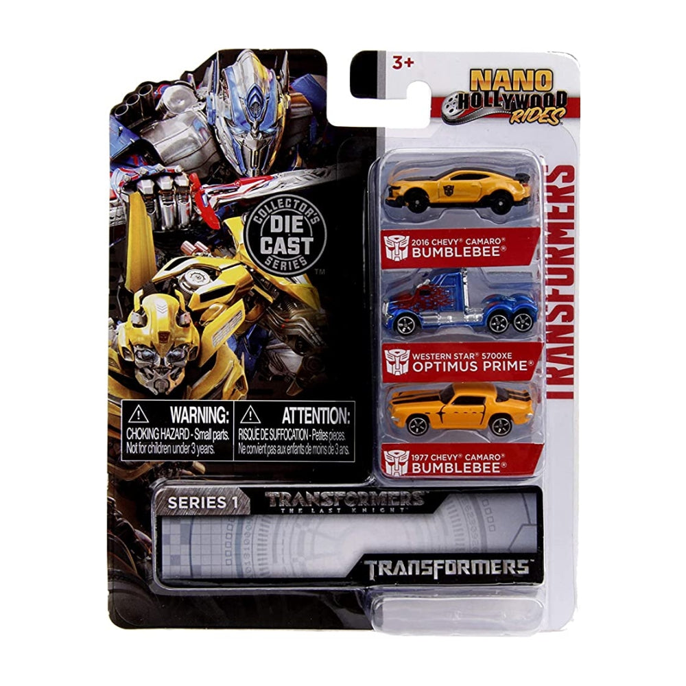 Jada Toys Transformers Nano Hollywood Rides 2016, 1.75" Die-Cast Vehicles