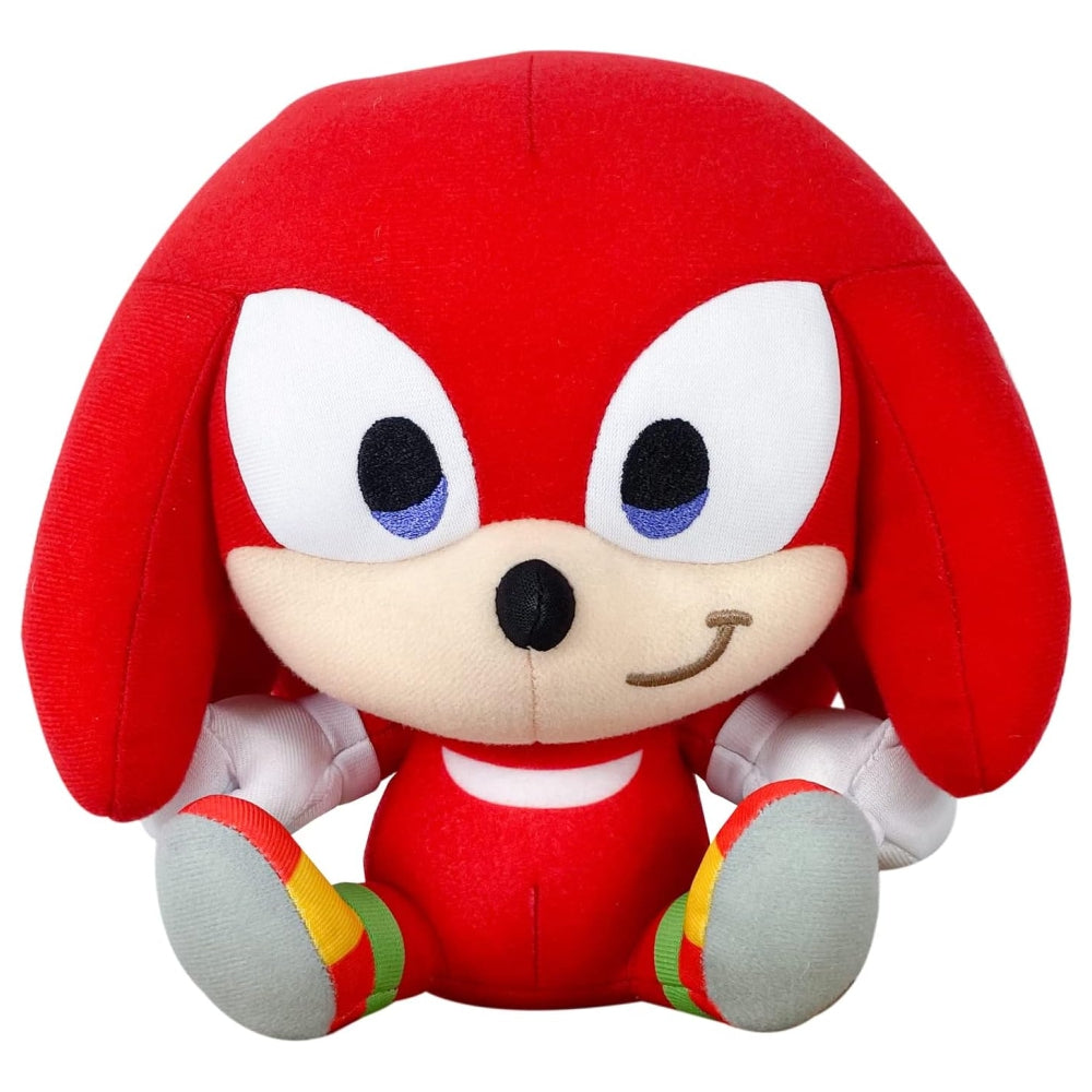 Great Eastern Entertainment Sonic The Hedgehog- SD Knuckles Sitting Plush 7&quot; H