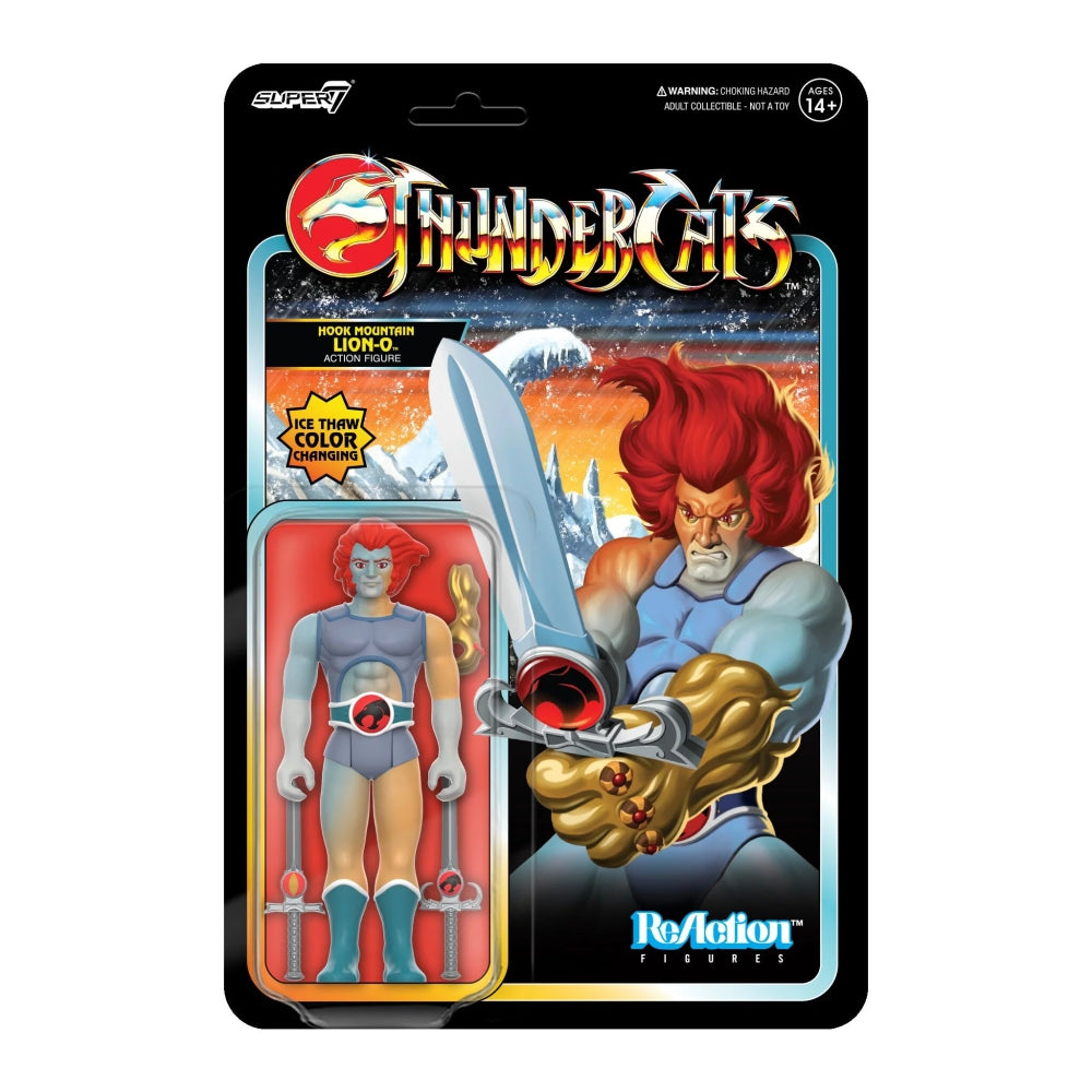 ThunderCats ReAction Wave 5 Hook Mountain Lion-O Ice Thaw Color Change
