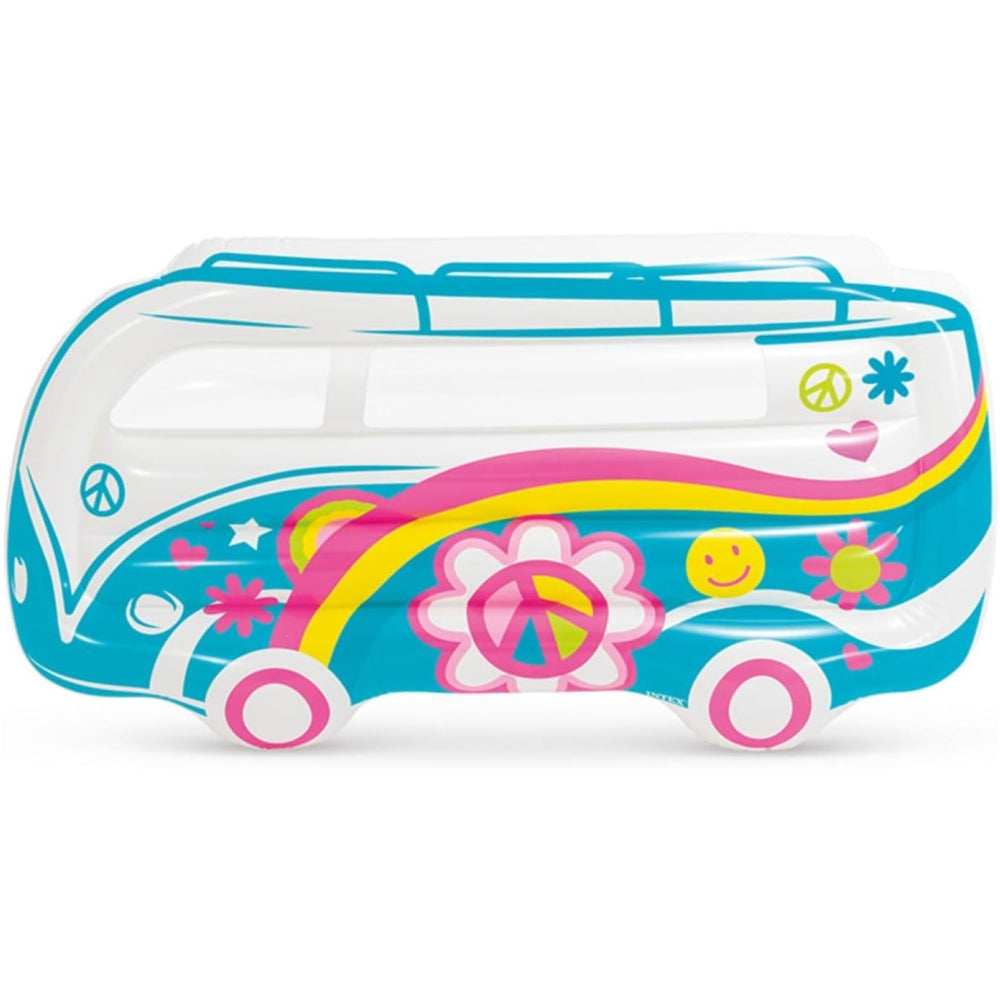 Intex Groovy Van Inflatable Pool Float – Retro Hippie Van Summer Float for Kids & Adults