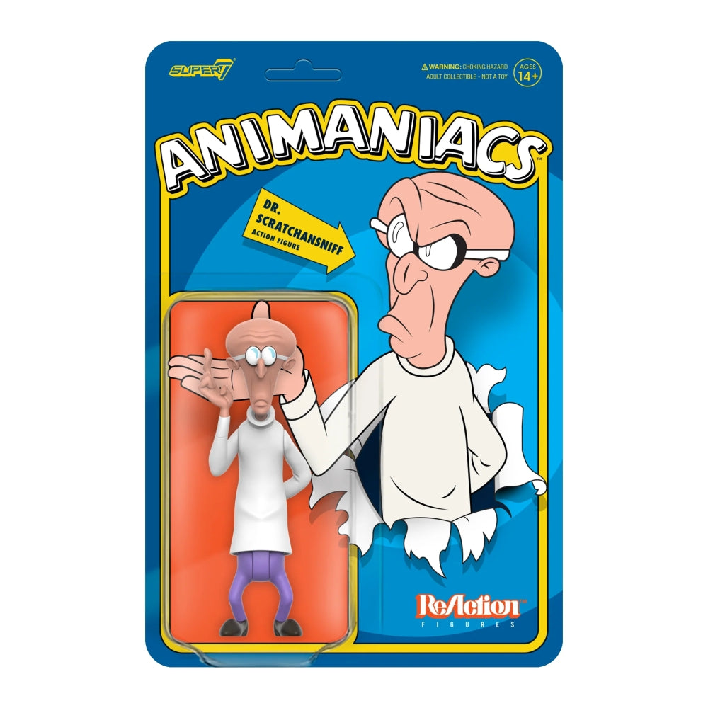 Animaniacs ReAction Figures Wave 1 Dr. Scratchansniff