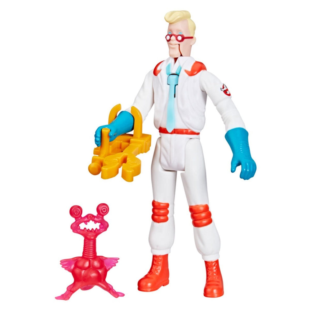 The Real Ghostbusters Fright Features Egon Spengler with Soar Throat Ghost 5-Inch Action Figure