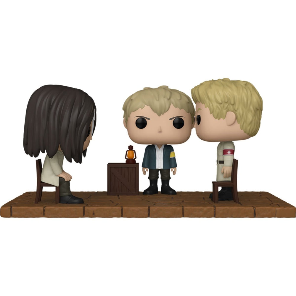 Attack on Titan Eren Meets Reiner Funko Pop! Vinyl Moment