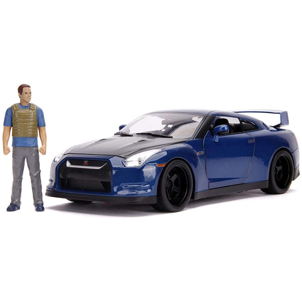 Fast & Furious 1:18 Nissan GT-R R35 & 3" Brian Figure