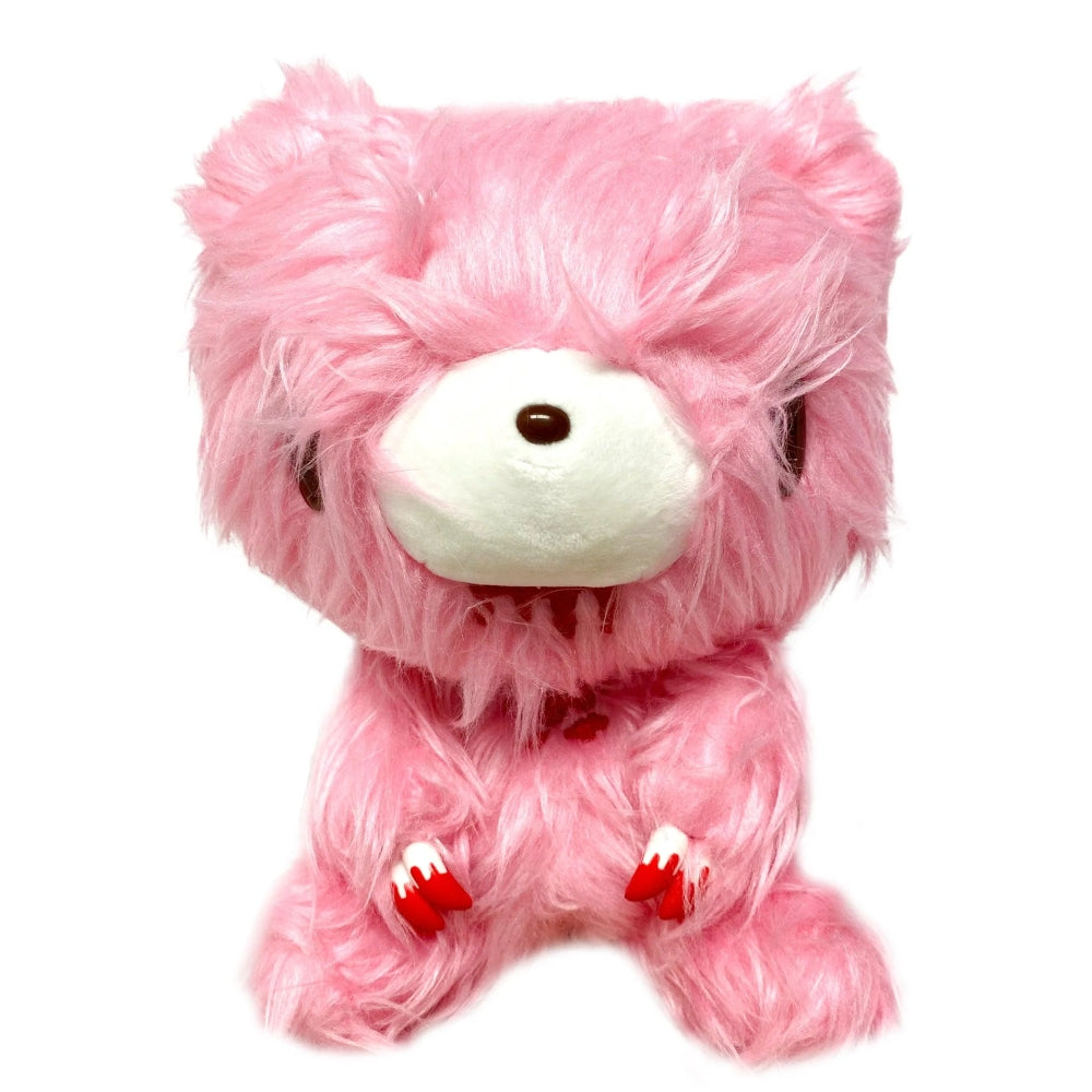 Gloomy Bear - Gloomy Bear Sitting Pose Long Hair Fur Plush 7"H